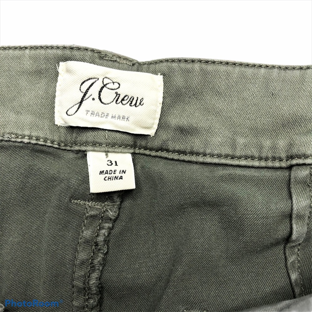 J. Crew Green Khaki Skinny Mid Rise Stretch Pants - Picture 9 of 16